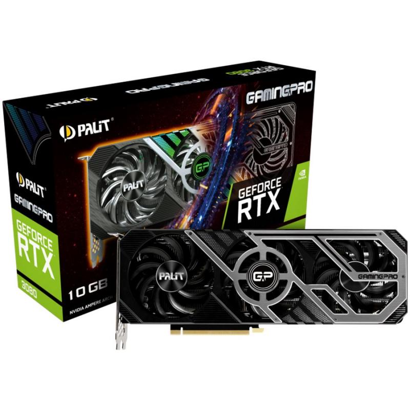 Видеокарта PALIT RTX3080 Gaming Pro 10G GDDR6Xна ниска цена с бърза доставка - BestPC.BG