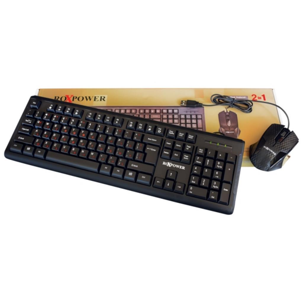 Клавиатура Комплект Roxpower T-14 Multimedia, Blackна ниска цена с бърза доставка - BestPC.BG