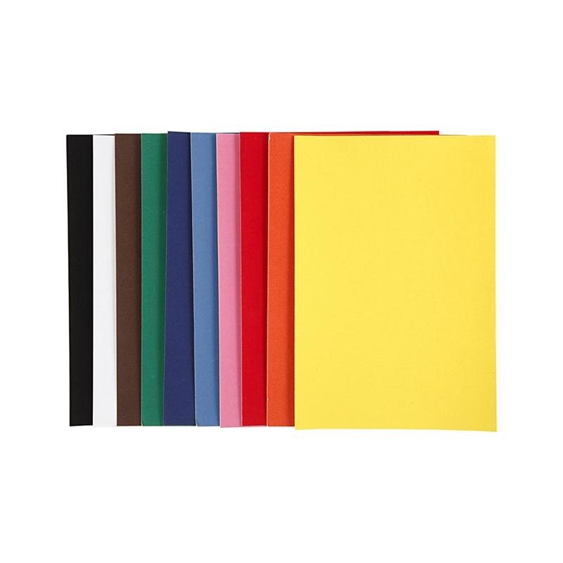 Creativ Company Хартия, A4, велурена, 140 g, 10 листана ниска цена с бърза доставка - BestPC.BG