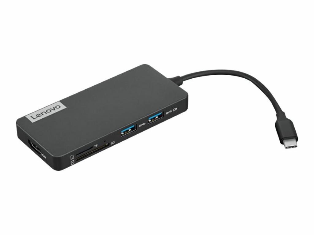 Докинг станция LENOVO USB-C 7-in-1 Hub (A)на ниска цена с бърза доставка - BestPC.BG