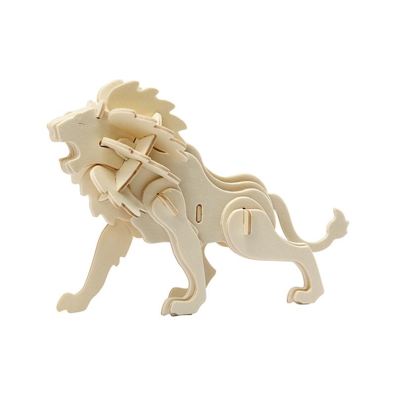 Creativ Company 3D Лъв, дървен, за сглобяване и декорацияна ниска цена с бърза доставка - BestPC.BG