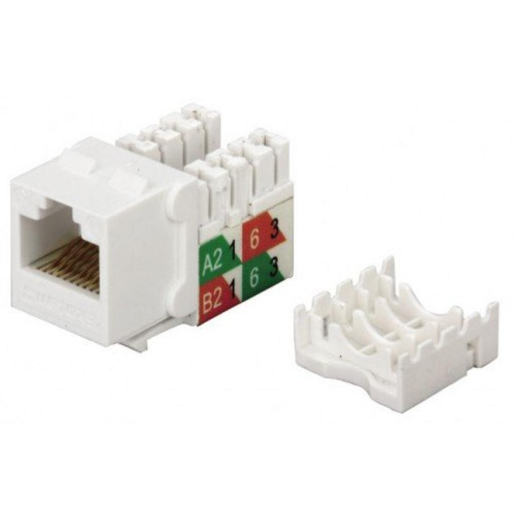 Конектор / букса Гнездо интернет RJ45 XC-803 Cat5e Slimна ниска цена с бърза доставка - BestPC.BG