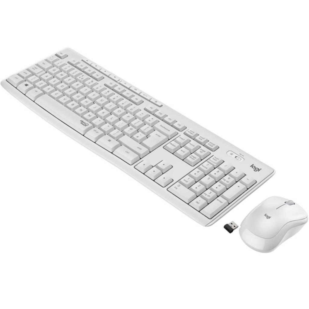 Клавиатура Keyboard Logitech Wireless Desk MK295 Silent Бялана ниска цена с бърза доставка - BestPC.BG