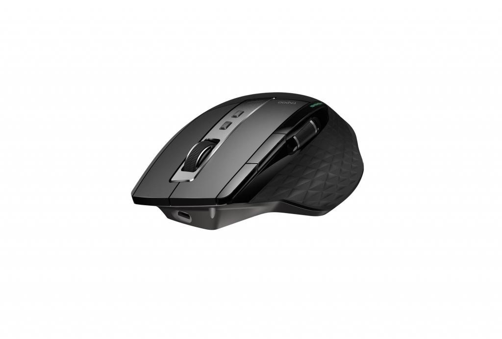 Безжична оптична мишка RAPOO MT750S, Multi-mode, Bluetooth  2.4Ghz, Черна, LiIon Батерияна ниска цена с бърза доставка - BestPC.BG