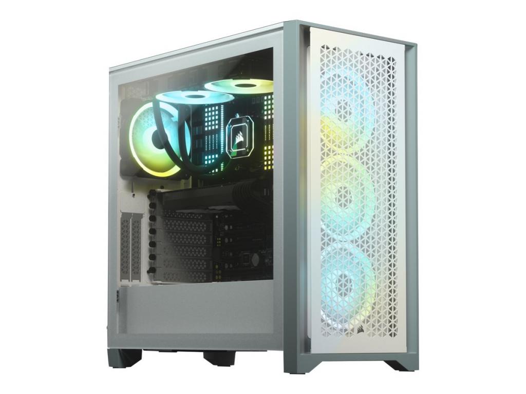 Кутия CORSAIR 4000D Airflow Tempered Glass Mid-Tower White caseна ниска цена с бърза доставка - BestPC.BG