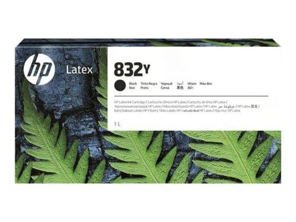 Касета с мастило HP 832Y 1L Black Latex Ink Cartridgeна ниска цена с бърза доставка - BestPC.BG