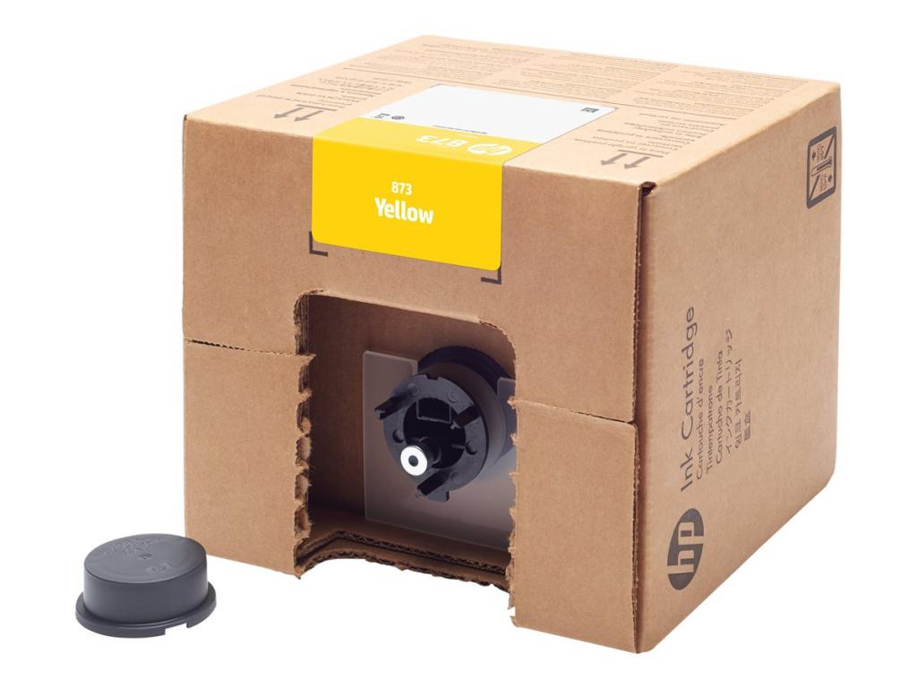 Касета с мастило HP 873Y 3-liter Yellow Latex Ink Cartridgeна ниска цена с бърза доставка - BestPC.BG