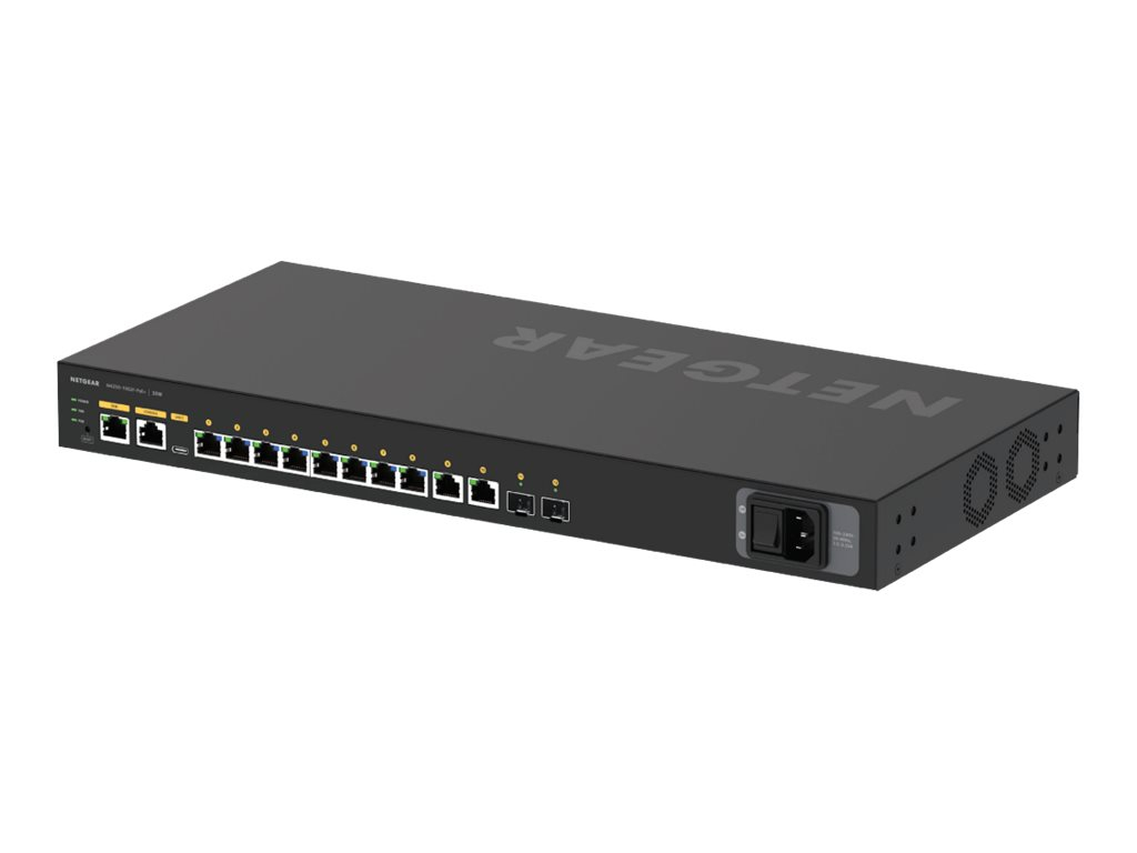 Комутатор/Суич NETGEAR M4250 12-Port AV Line PoE+ Switch 125W 2x1G 2xSFP Managed Switchна ниска цена с бърза доставка - BestPC.BG
