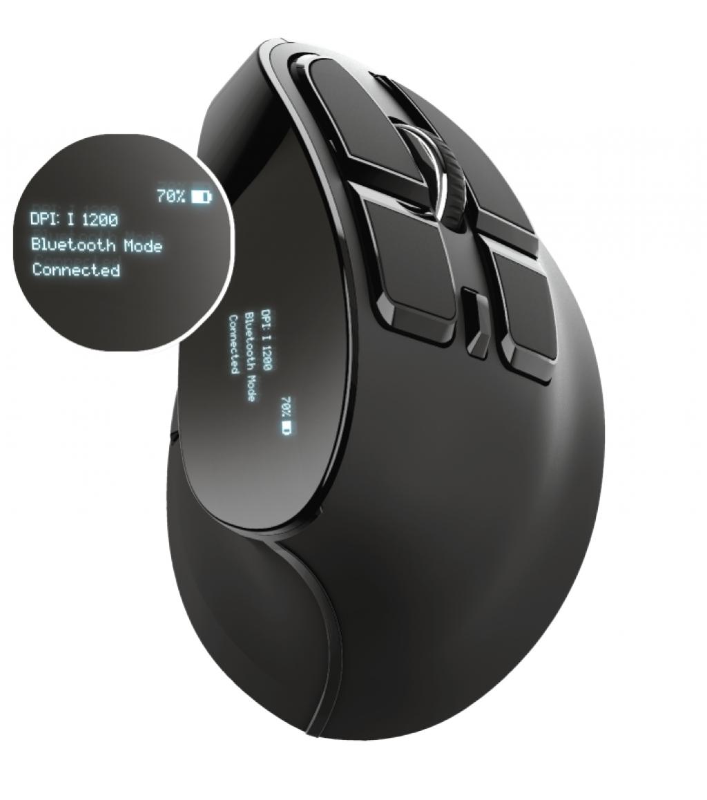 Мишка TRUST Voxx Ergonomic Wireless Rechargeable Mouseна ниска цена с бърза доставка - BestPC.BG