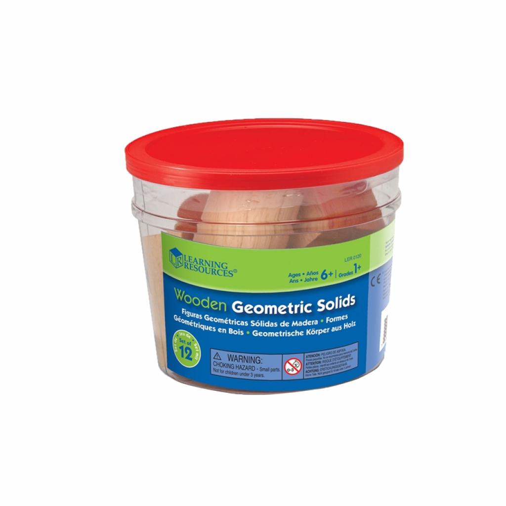 Learning Resources Геометрични фигури, дървени, 12 брояна ниска цена с бърза доставка - BestPC.BG