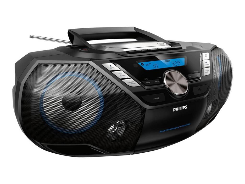 Озвучителна система PHILIPS Bluetooth CD Radio 12W RMS CD MP3-CD USB DAB+ FMна ниска цена с бърза доставка - BestPC.BG