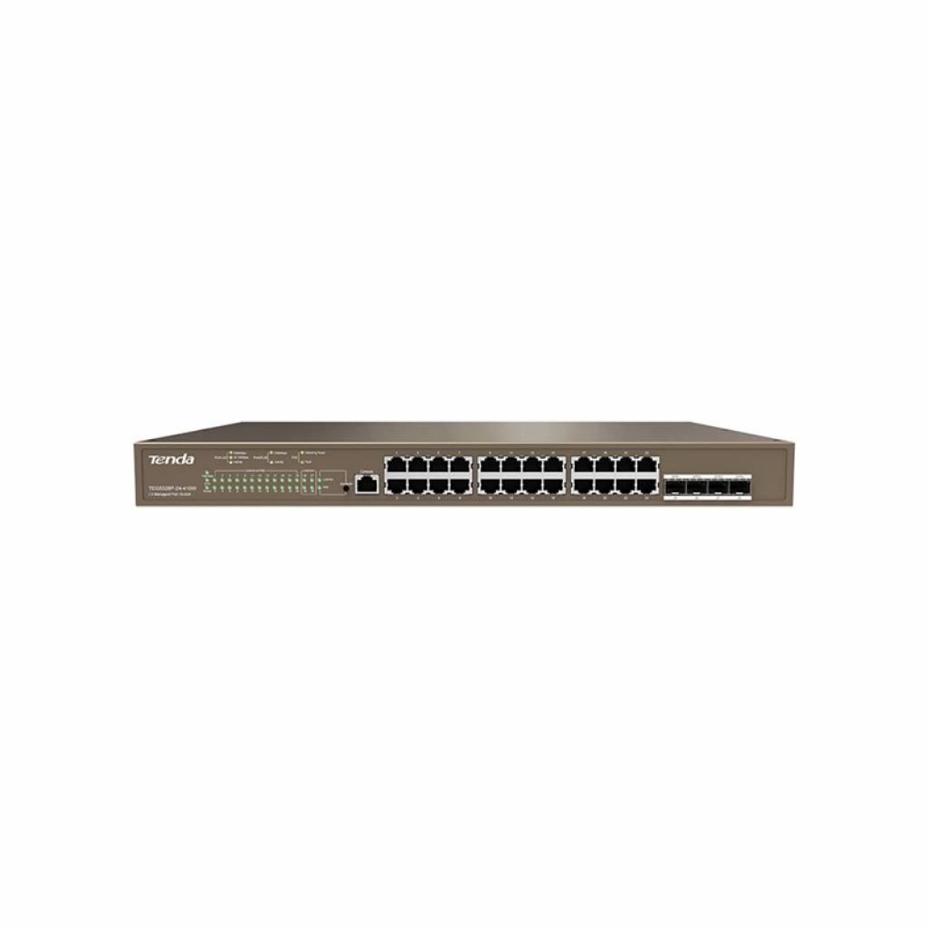 Комутатор/Суич SWITCH TENDA TEG5328P-24-410Wна ниска цена с бърза доставка - BestPC.BG