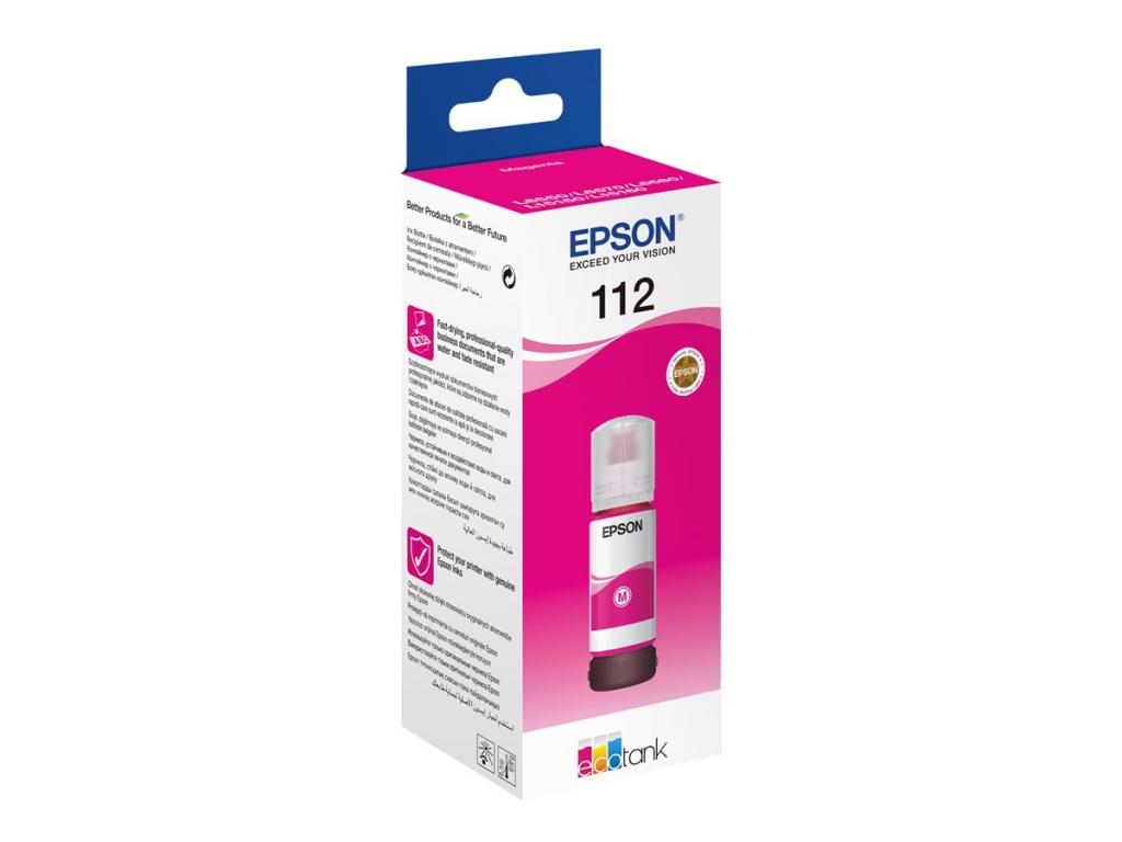 Аксесоар за принтер EPSON 2LB 112 EcoTank Pigment Magenta ink bottleна ниска цена с бърза доставка - BestPC.BG