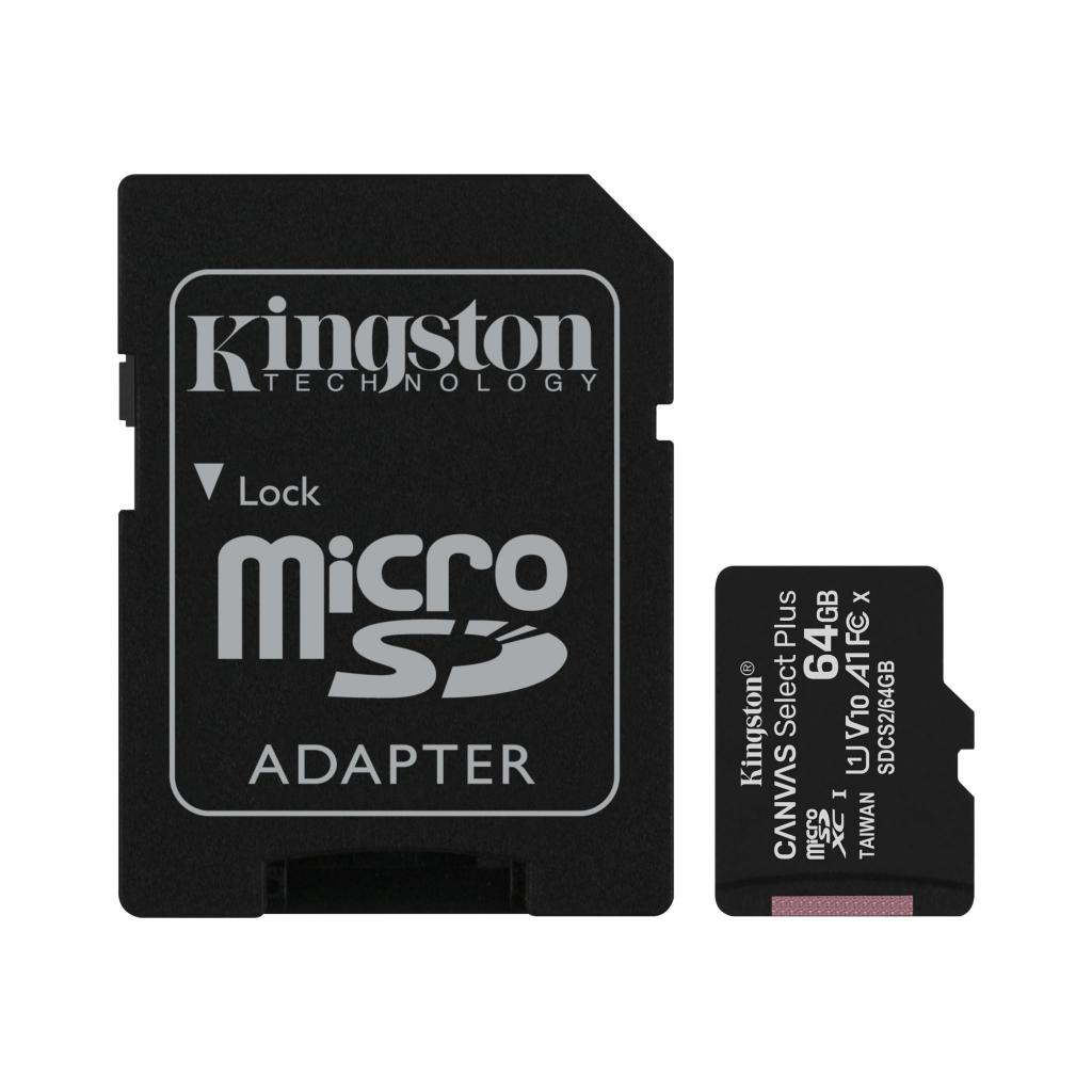 64GB SDMIC KINGST CANVAS SEL+на ниска цена с бърза доставка - BestPC.BG
