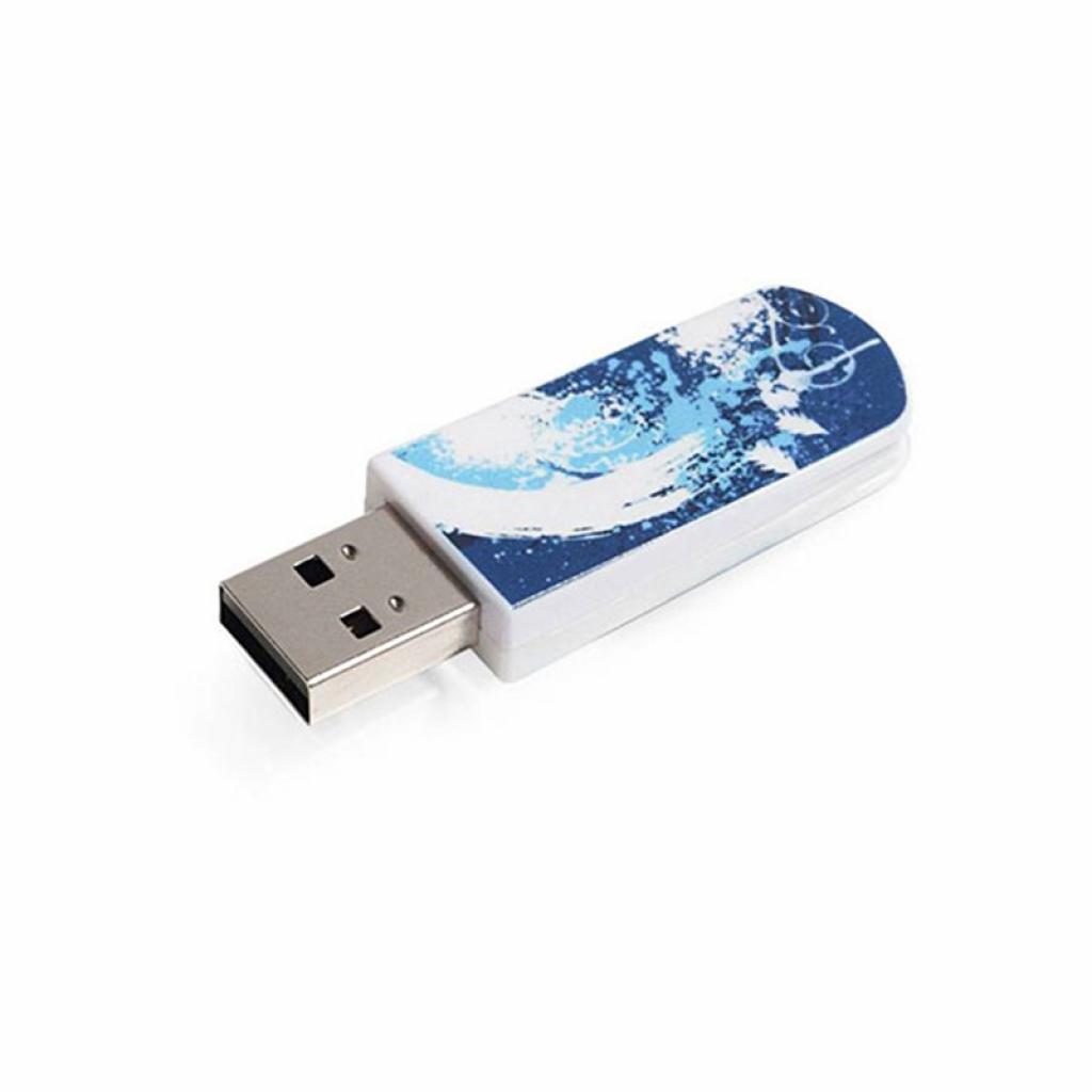 Verbatim USB флаш памет Mini Graffiti, USB 2.0, 32 GB, синяна ниска цена с бърза доставка - BestPC.BG