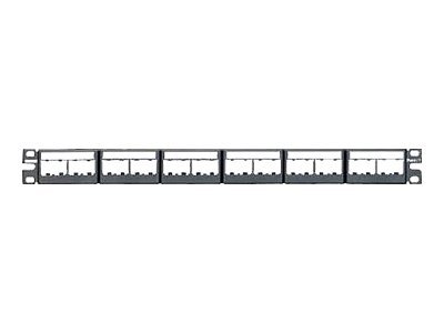 Пач панел 24 port patch panel with labels, supplied with 6 factory installed CFFPL4 type sна ниска цена с бърза доставка - BestPC.BG