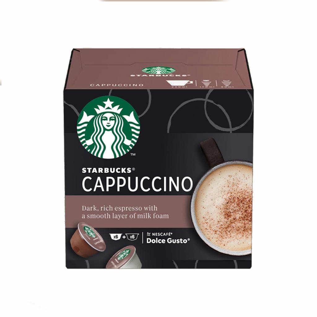 Nescafé Dolce Gusto Кафе капсула Starbucks, Cappuccino, 12 брояна ниска цена с бърза доставка - BestPC.BG