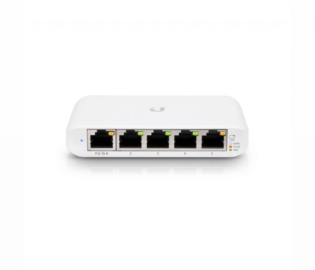 Комутатор/Суич Switch Ubiquiti USW-Flex-Mini, 5x GbE, PoE in или 5V-1A USB-C, управляемна ниска цена с бърза доставка - BestPC.BG