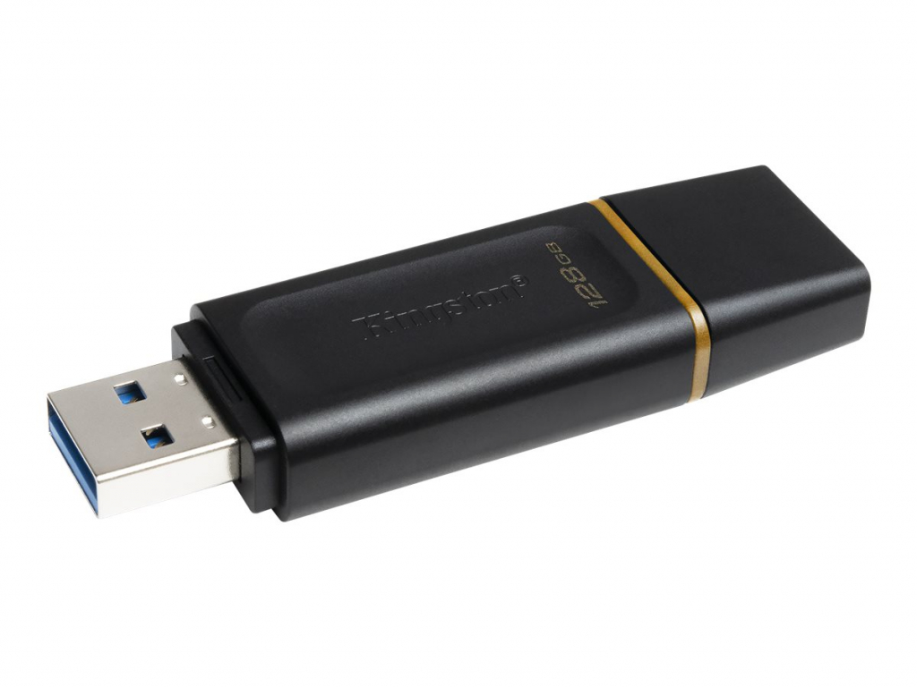 KINGSTON 128GB USB3.2 Gen1 DataTraveler Exodia Black + Yellowна ниска цена с бърза доставка - BestPC.BG