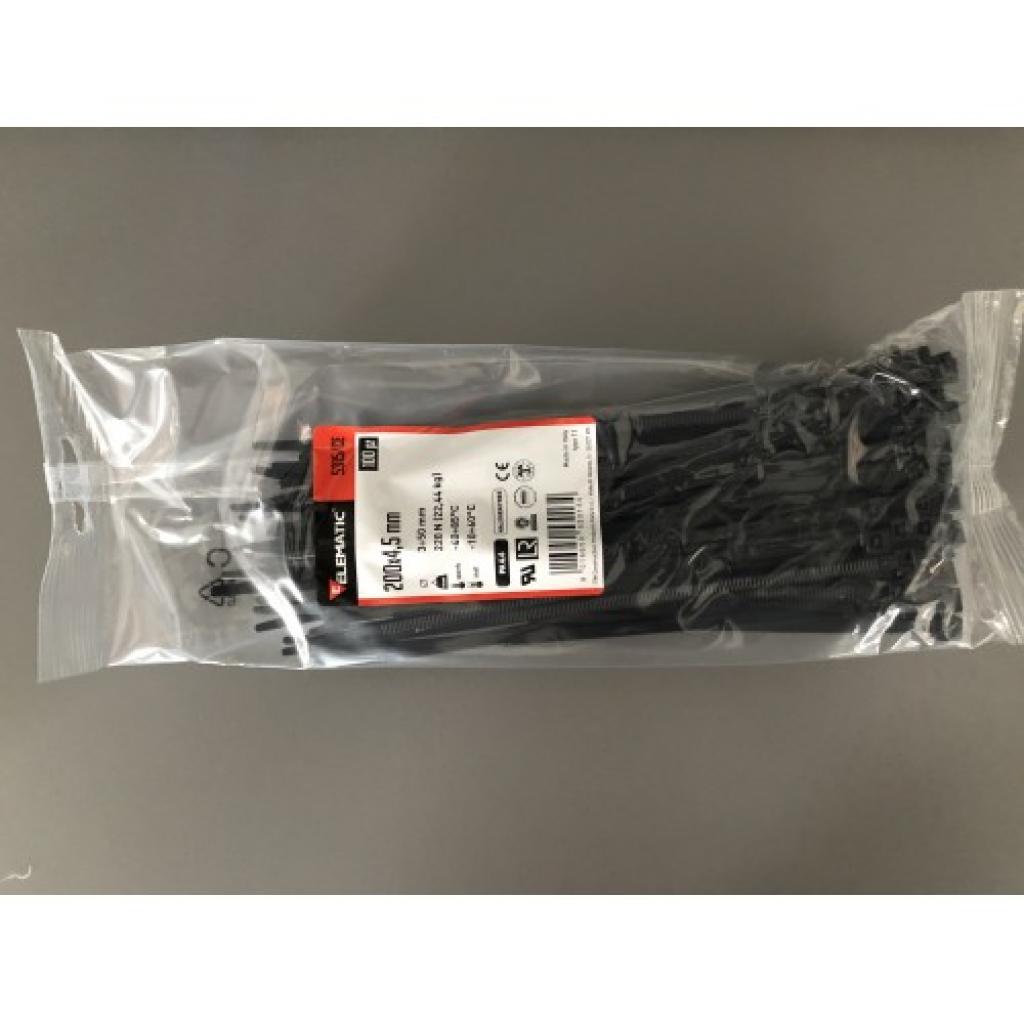 Кабелни връзки 200х4.5 /100бр/ ELEMATIC БЕЛИна ниска цена с бърза доставка - BestPC.BG