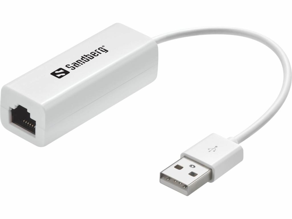 SANDBERG SNB-133-78 :: USB 2.0 мрежова карта Sandberg 100Mbpsна ниска цена с бърза доставка - BestPC.BG