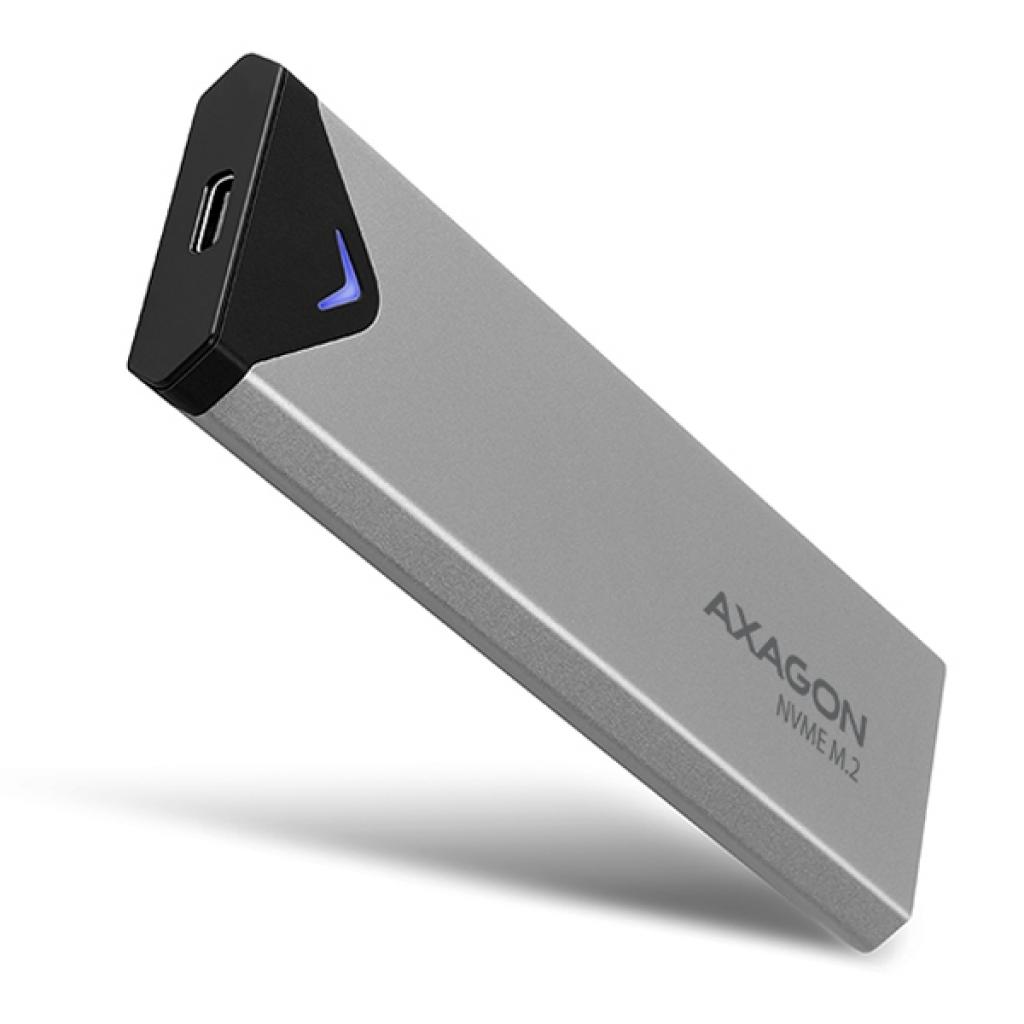 Кутия/Чекмедже за HDD Axagon EEM2-UG2, USB 3.1 Type C - M.2 NVMe, сив цвятна ниска цена с бърза доставка - BestPC.BG