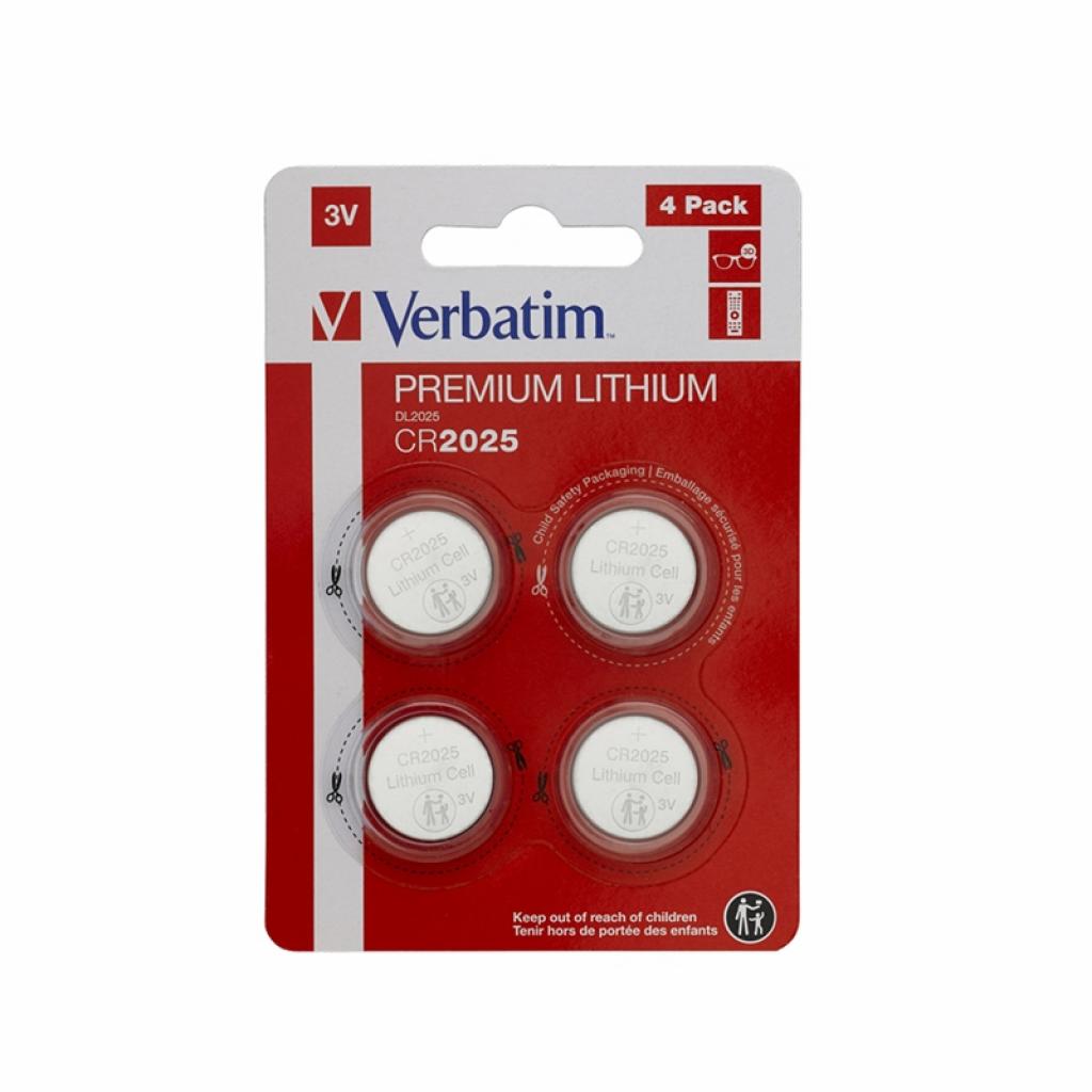 Verbatim Литиева батерия, CR2025, 3 V, 4 брояна ниска цена с бърза доставка - BestPC.BG