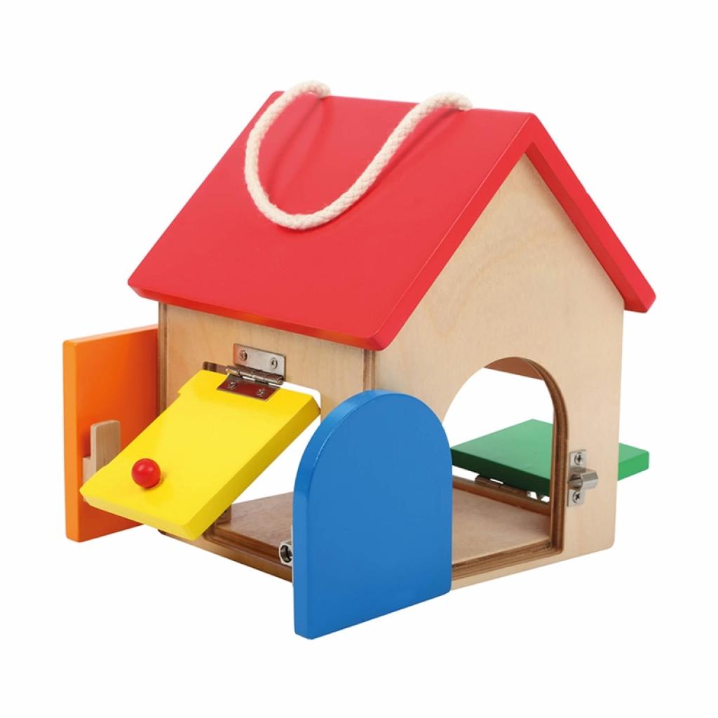 Small Foot Къща с ключалки, дървена, 13 х 13 х 17.5 cmна ниска цена с бърза доставка - BestPC.BG