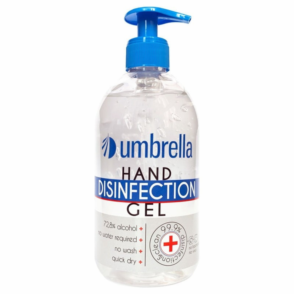 Продукт KinouWell UMBR-500 :: Гел за дезинфекция на ръце, 72.8%, бързосъхнещ, 500 млна ниска цена с бърза доставка - BestPC.BG