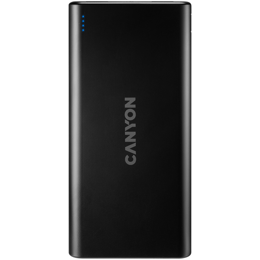Батерия за смартфон CANYON PB-106, 10000mAh, 10.5 W, 2.1 A, 2x USB 2.0, Черенна ниска цена с бърза доставка - BestPC.BG