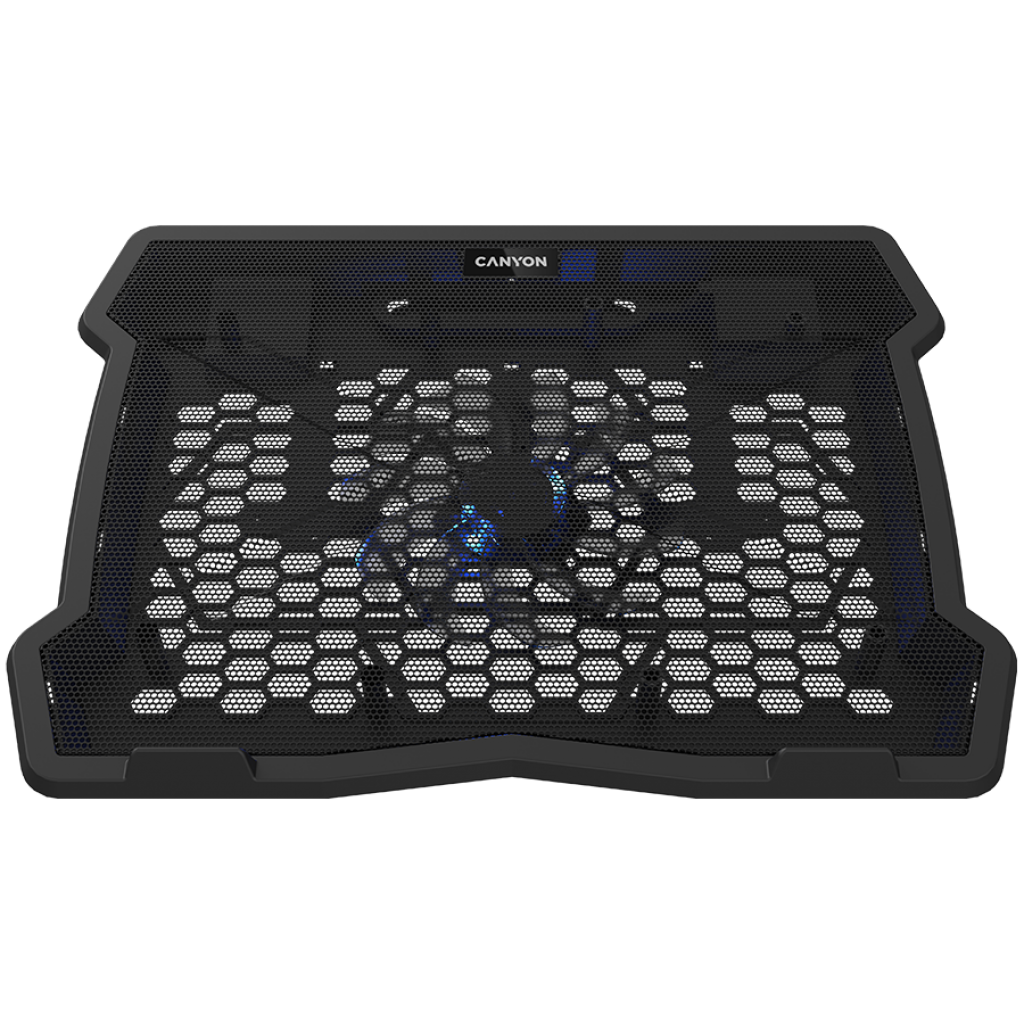 Поставка за лаптоп CANYON CNE-HNS02, Cooling stand single fan with 2x2.0 USB hub, support up to 10”-15.6”на ниска цена с бърза доставка - BestPC.BG
