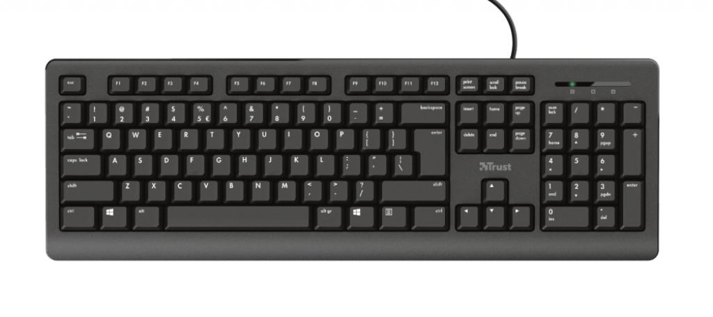 Клавиатура TRUST Primo Keyboard BG layoutна ниска цена с бърза доставка - BestPC.BG