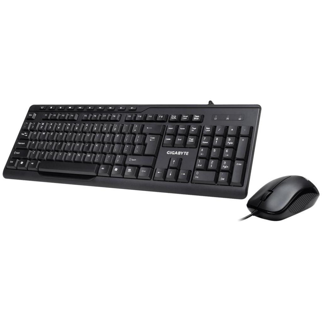 Клавиатура Клавиатура с мишка Gigabyte KM6300, Черенна ниска цена с бърза доставка