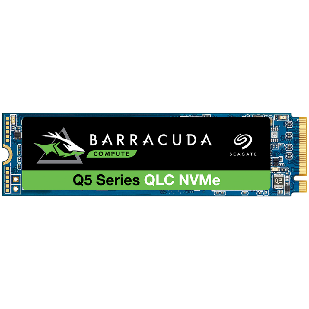 SSD SSD SEAGATE BarraCuda Q5 1TB M.2 2280-S2 PCIe Gen3 x4 NVMe 1.3, Read-Write: 2400-1700 MBps, TBW 274на ниска цена с бърза доставка - BestPC.BG