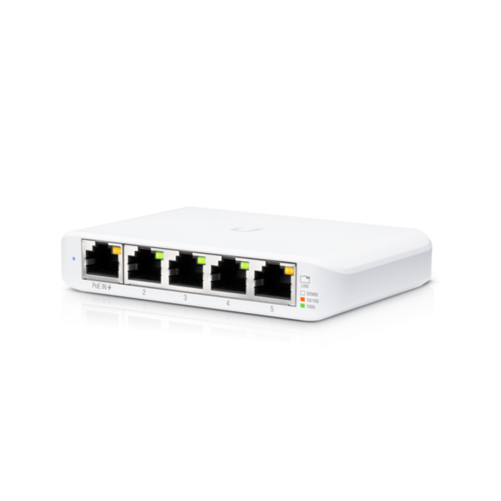 Комутатор/Суич 5-портов управляем Gigabit комутатор Ubiquiti UniFi USW Flex Miniна ниска цена с бърза доставка - BestPC.BG