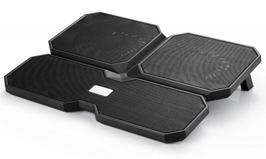 Поставка за лаптоп Охладител за лаптоп DeepCool Multi Core X6, 15.6, 2x140+100 mm, Черенна ниска цена с бърза доставка - BestPC.BG