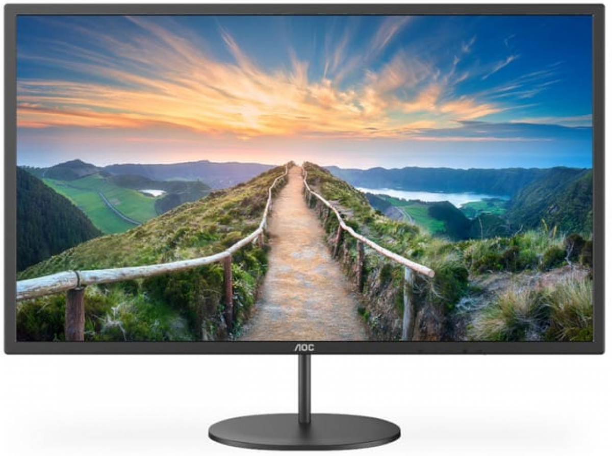 Монитор AOC Q32V4, 31" 2560x1440, IPS, 250 nits, 75Hz, 4ms, HDMI, Display port, VESA, Tiltна ниска цена с бърза доставка - BestPC.BG