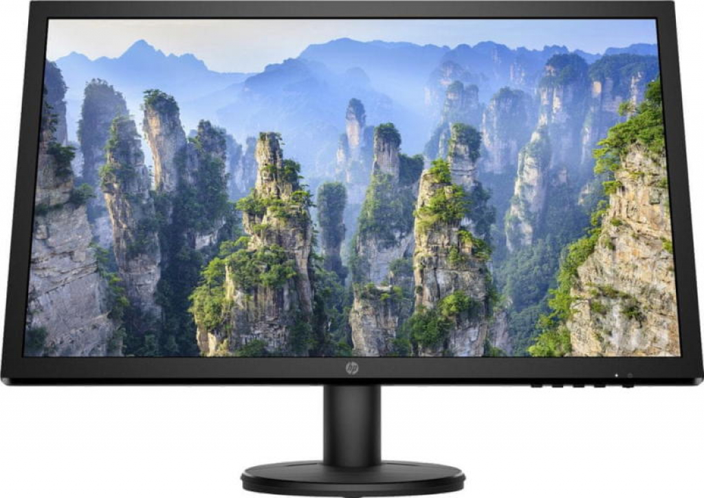 Монитор HP V24 24inch TN FHD 16:9 1000:1 250 nits 1ms 1xVGA 1xHDMI 1.4на ниска цена с бърза доставка - BestPC.BG