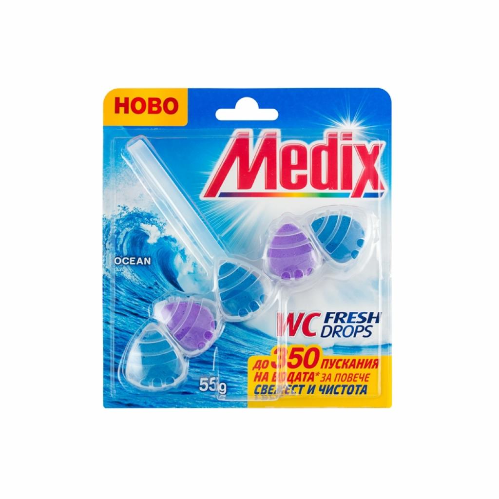Почистващ продукт Medix Ароматизатор за тоалетна WC Fresh Drops, океан, 55 gна ниска цена с бърза доставка - BestPC.BG