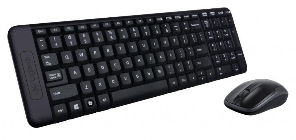 Клавиатура Logitech Wireless Combo MK220 чернана ниска цена с бърза доставка - BestPC.BG