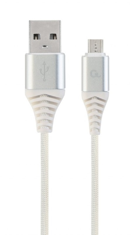 Кабел Premium cotton braided Micro-USB charging and data cable, 2 mна ниска цена с бърза доставка - BestPC.BG