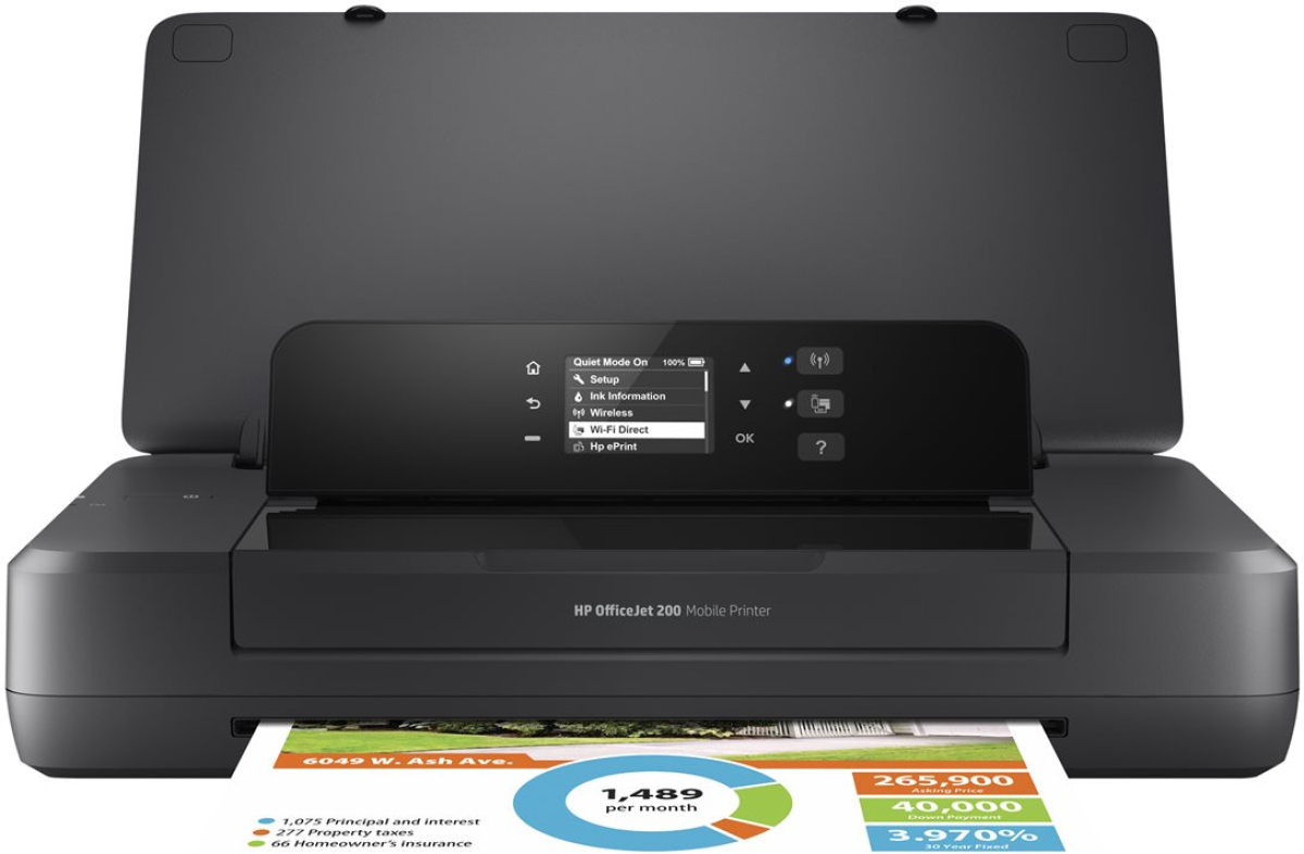 Принтер HP OfficeJet 200, цветен мастилоструен, A4, 1200 x 1200 dpiна ниска цена с бърза доставка - BestPC.BG