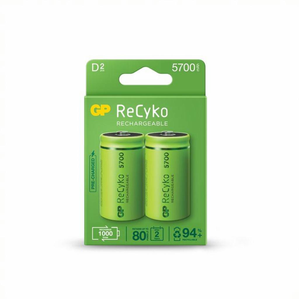 Акумулаторна Батерия GP R20 D 5700mAh NiMH Recyko 2 бр. в опаковка GPна ниска цена с бърза доставка - BestPC.BG