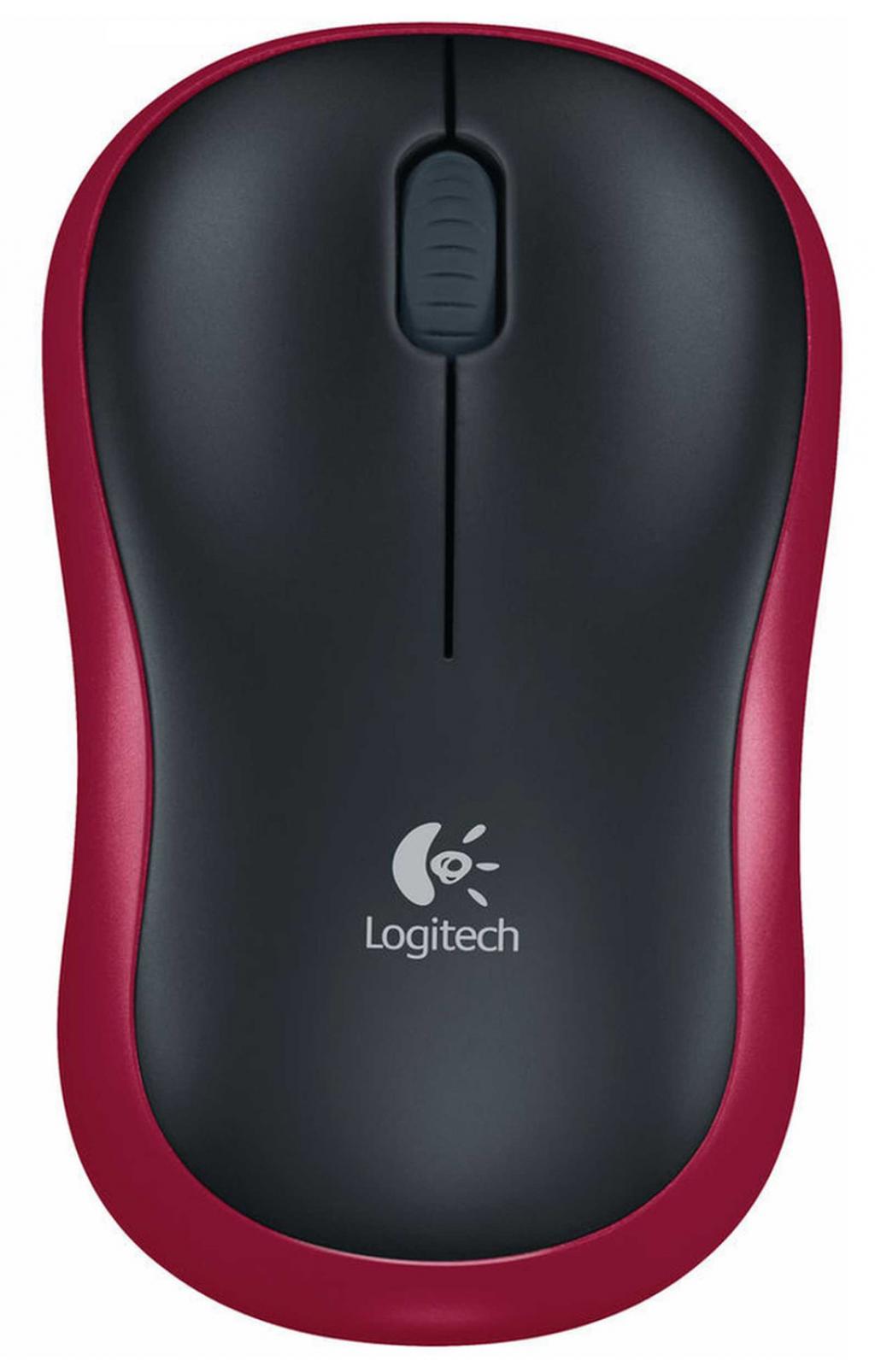 Мишка LOGITECH M185 Wireless Mouse Red EER2на ниска цена с бърза доставка - BestPC.BG