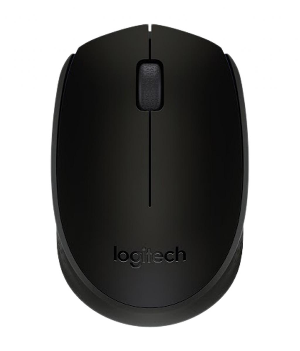 Мишка LOGITECH B170 Mouse optical 3 buttons wireless 2.4 GHz USB wireless receiver blackна ниска цена с бърза доставка - BestPC.BG