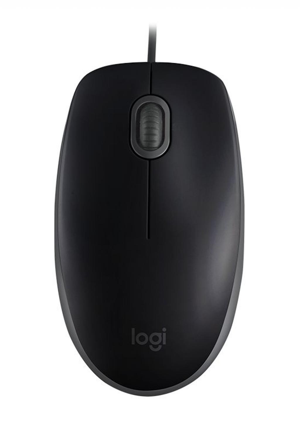 Мишка LOGITECH B110 Silent Mouse right and left-handed optical 3 buttons wired USBна ниска цена с бърза доставка - BestPC.BG