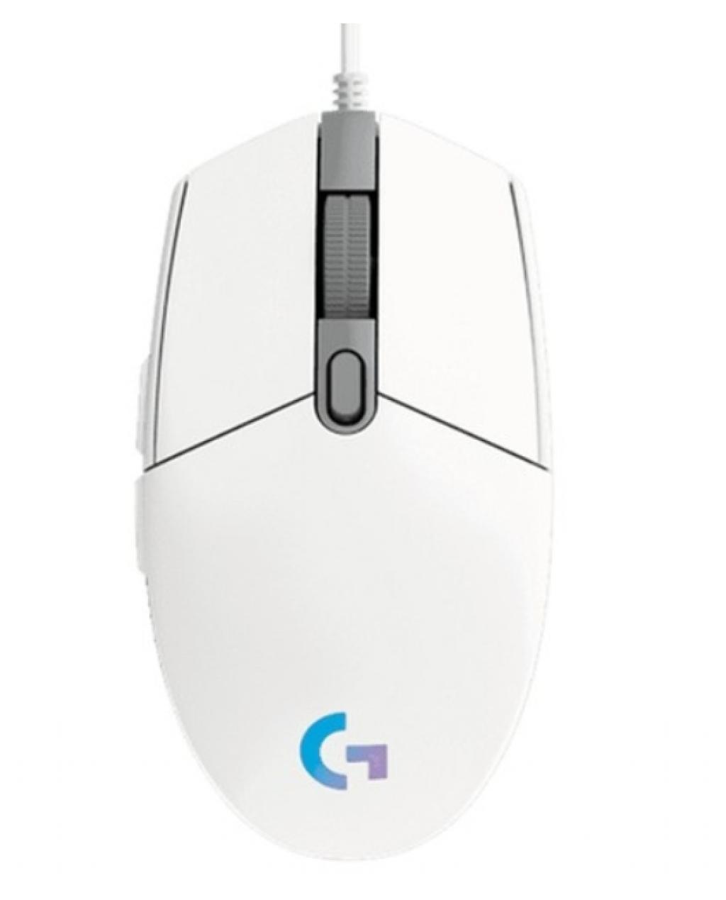 Мишка LOGITECH G102 LIGHTSYNC - WHITE - EERна ниска цена с бърза доставка - BestPC.BG