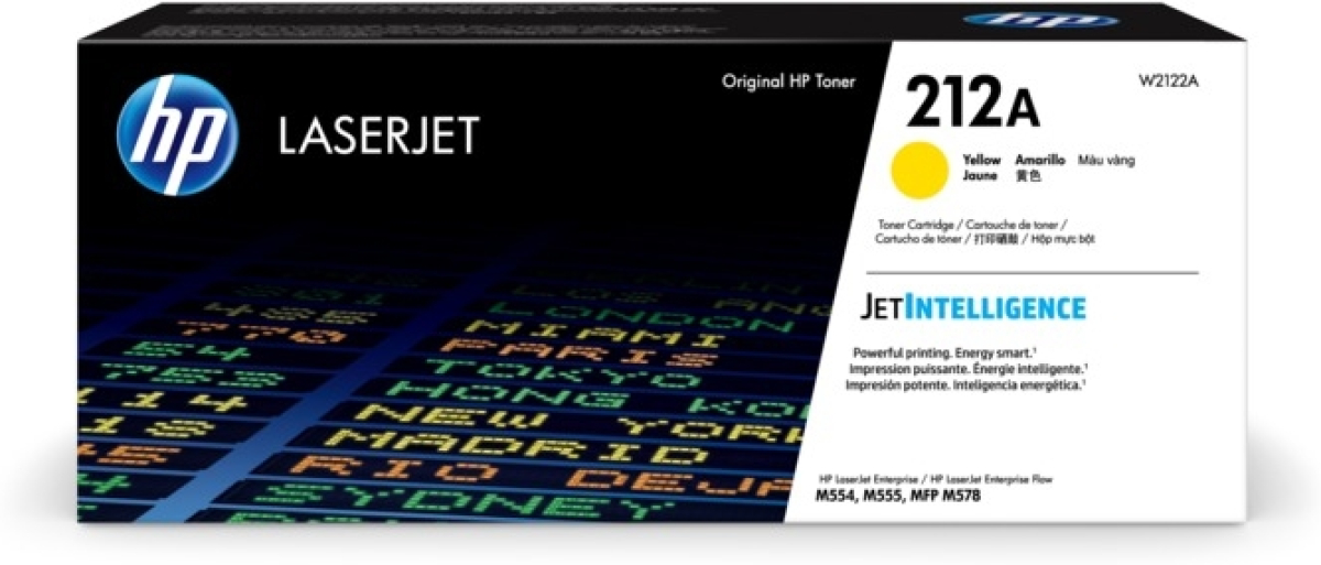 Тонер за лазерен принтер HP 212A Yellow  Original LaserJet Toner Cartridgeна ниска цена с бърза доставка - BestPC.BG