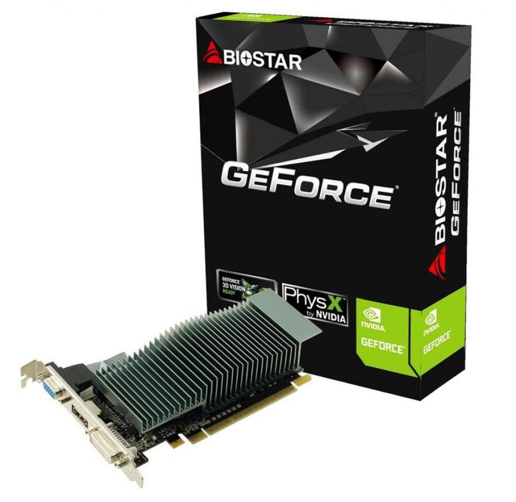 Видеокарта Видео карта BIOSTAR GeForce GT 210, 1GB, GDDR3, 64 bit, DVI-I, D-Sub, HDMIна ниска цена с бърза доставка - BestPC.BG