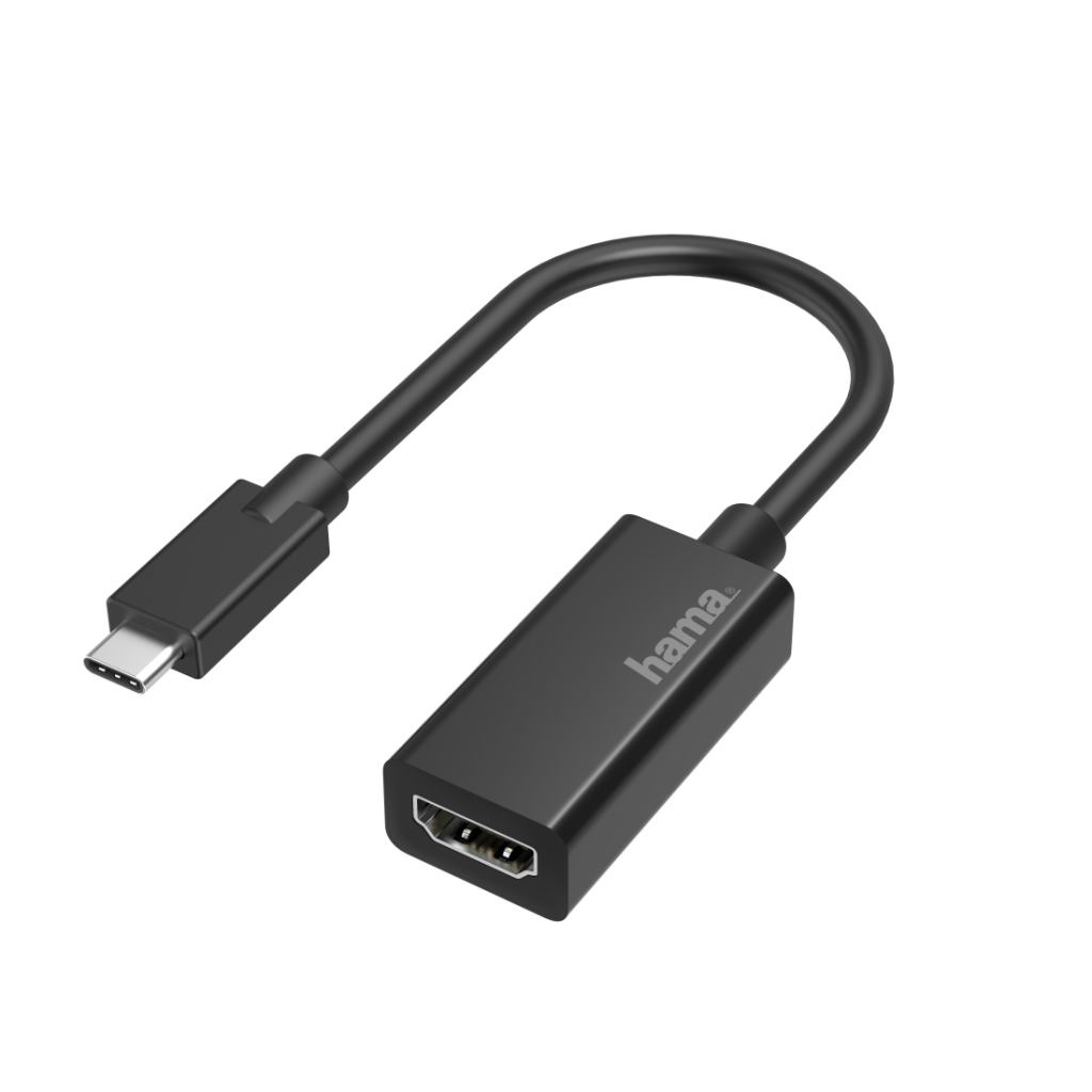 Адаптер HAMA 200315, USB-C мъжко - HDMI женско, Ultra HD, 4K, Черенна ниска цена с бърза доставка - BestPC.BG